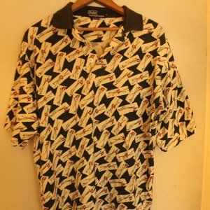 Ralph Lauren Cotton Polo Green White Medium